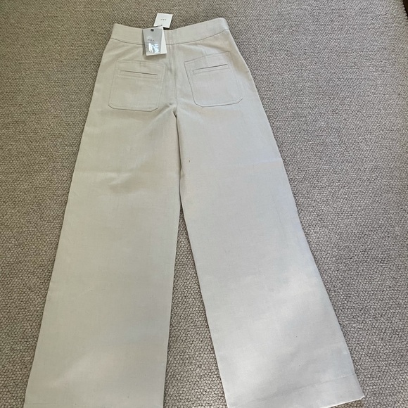 A.L.C. Cream Wide-Leg Pants - Picture 3 of 3